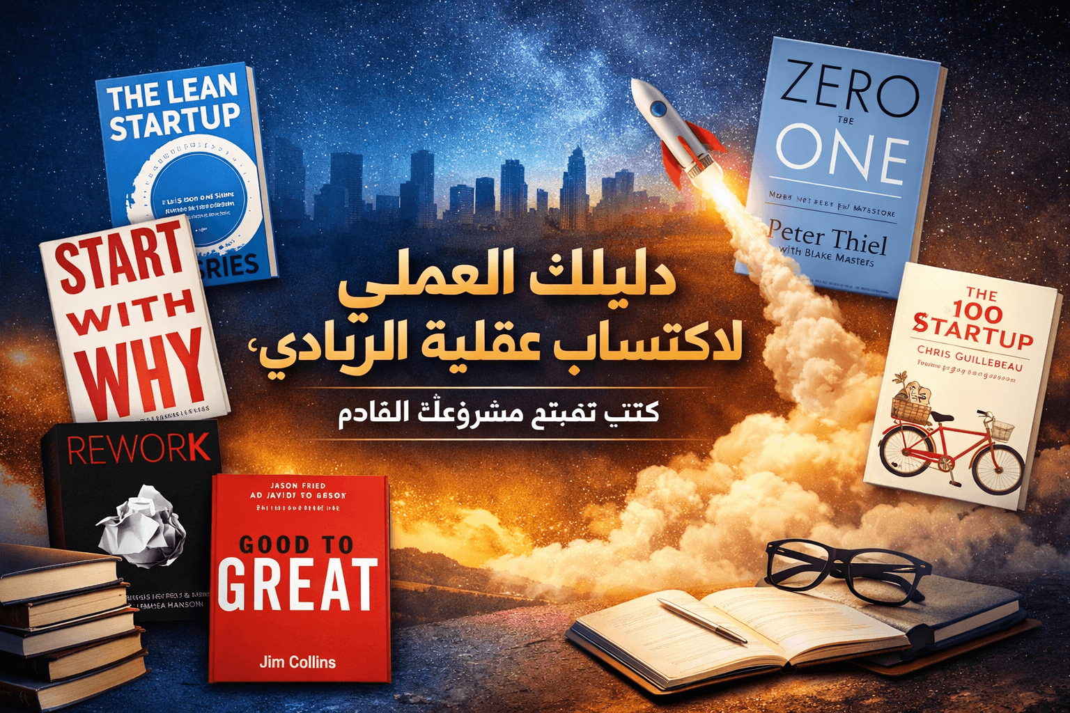 دليلك العملي لاكتساب عقلية الريادي: كتب تصنع مشروعك القادم