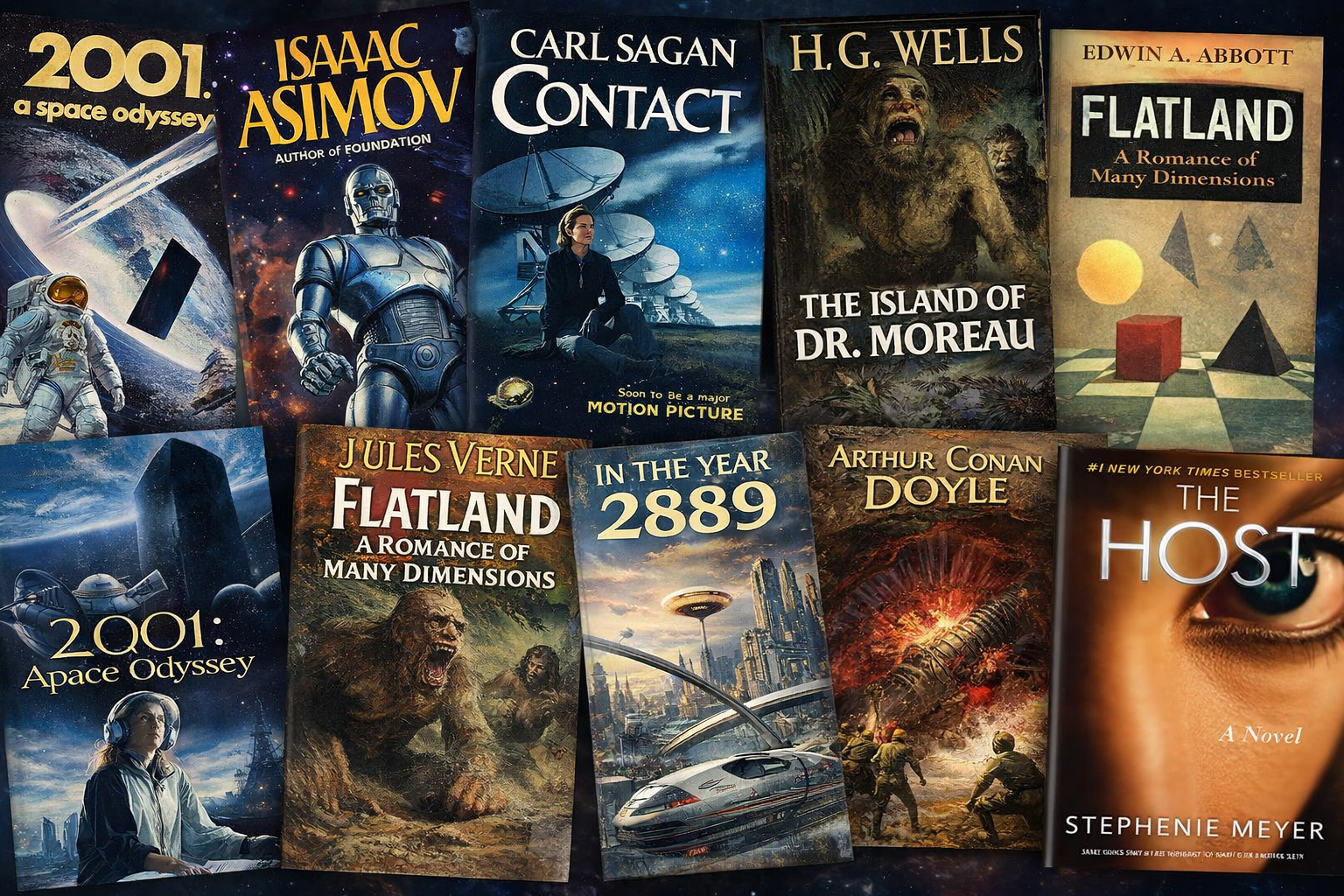 عوالم ما وراء الزمن: قراءة صحفية في أبرز روايات الخيال العلمي العالمية