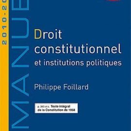 Institutions Politiques Et Droit Constitutionnel