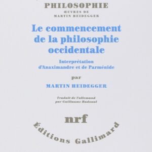 Le commencement de la philosophie occidentale