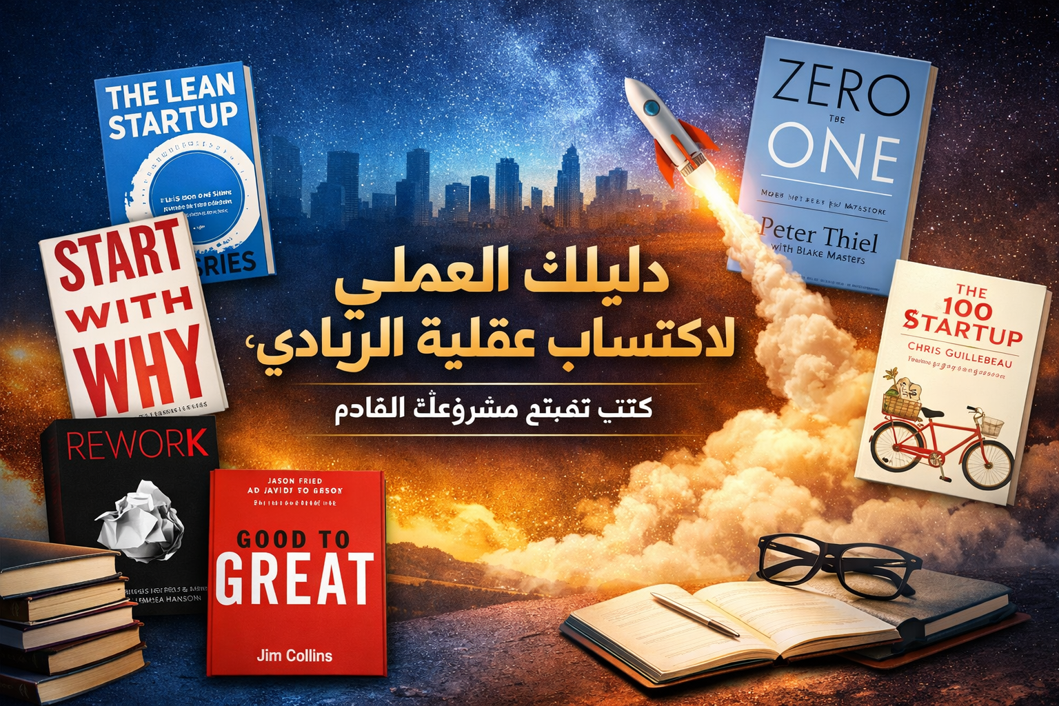 دليلك العملي لاكتساب عقلية الريادي: كتب تصنع مشروعك القادم