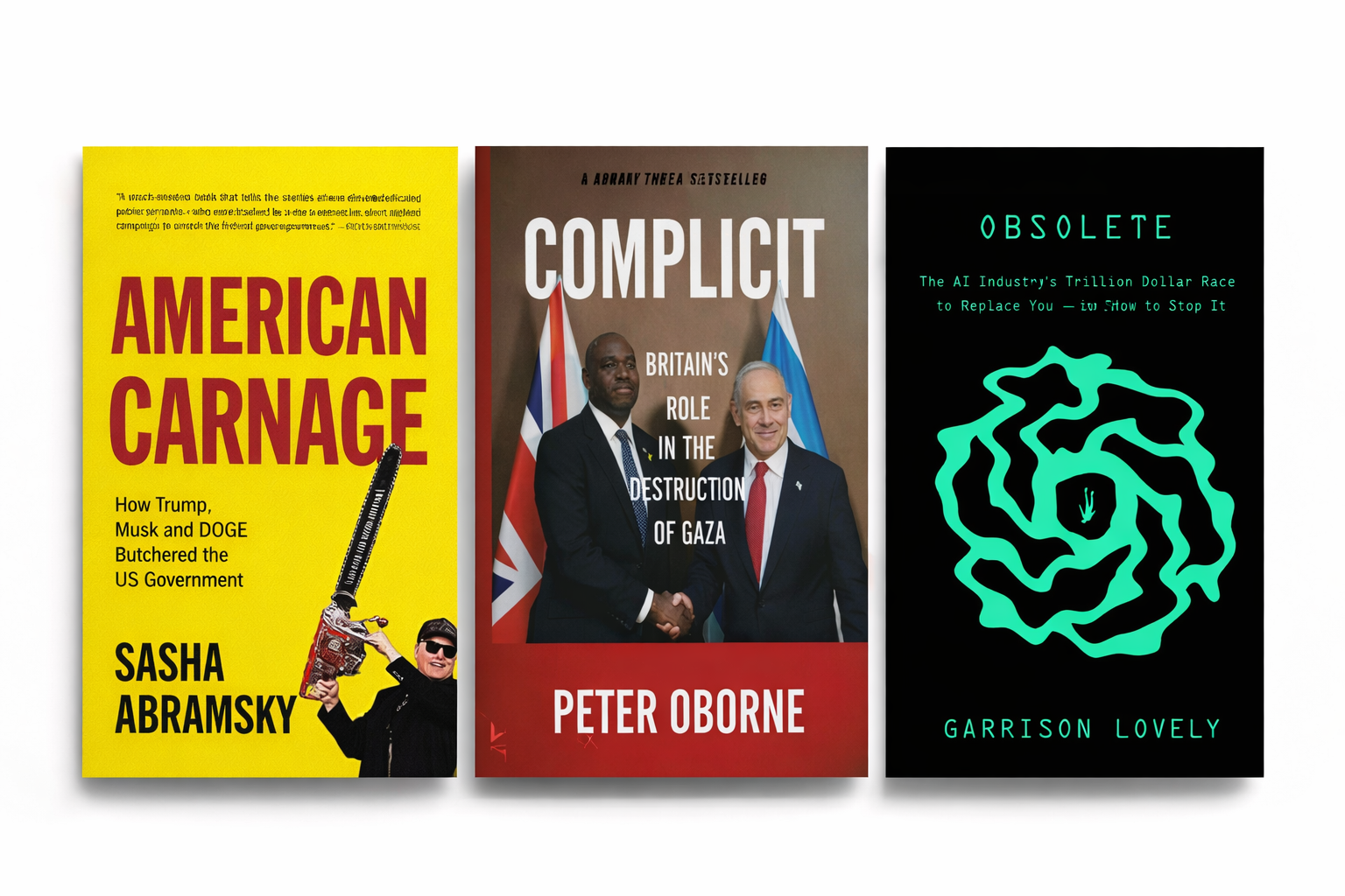 إصدارات جديدة تشرّح الراهن.. من مآسي غزة وصراعات الشرق الأوسط إلى مخاطر الذكاء الاصطناعي